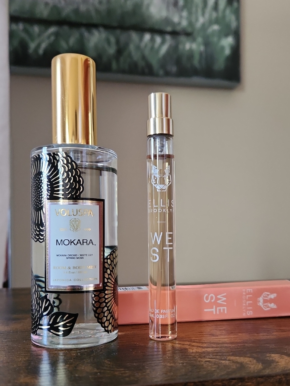 Ellis Brooklin West Travel Spray Voluspa Mokara